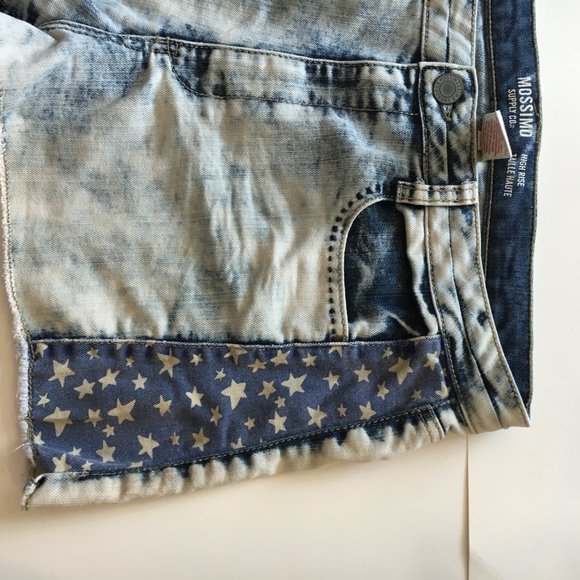 MOSSIMO Flag Stars & Stripes High Rise Sexy Shorts - Picture 5 of 5